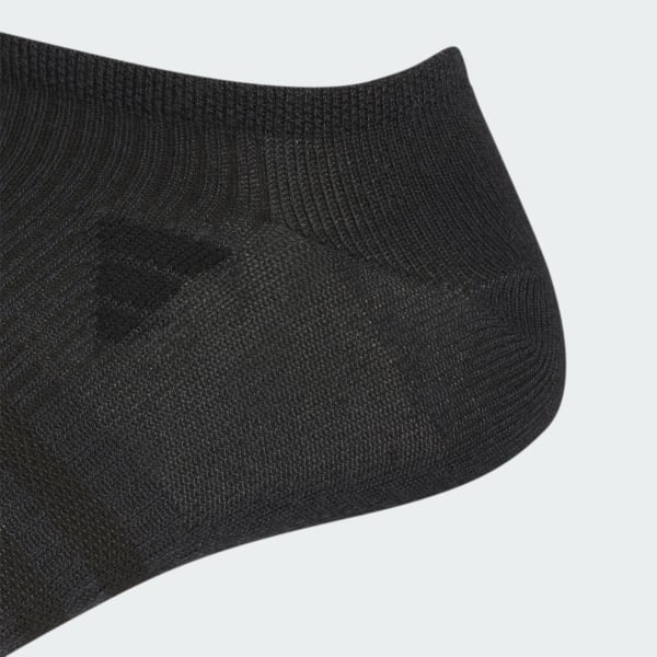 Black Superlite 3.0 6-Pack No-Show Socks