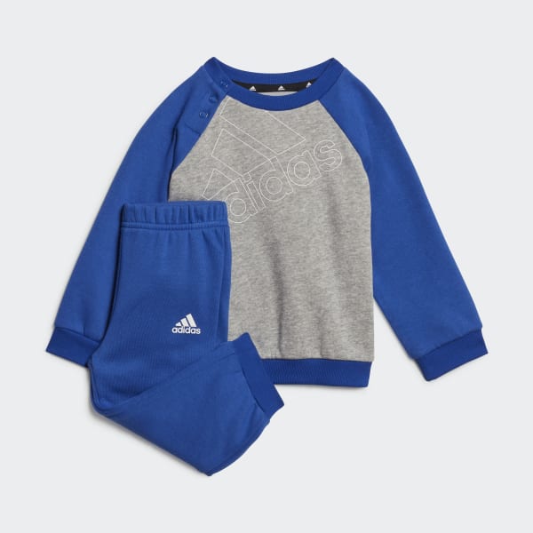 Γκρι adidas Essentials Logo Sweatshirt and Pants (Gender Neutral) IYL59