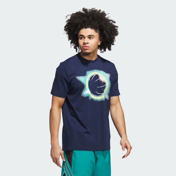 Blue Eclipsed Graphic Tee