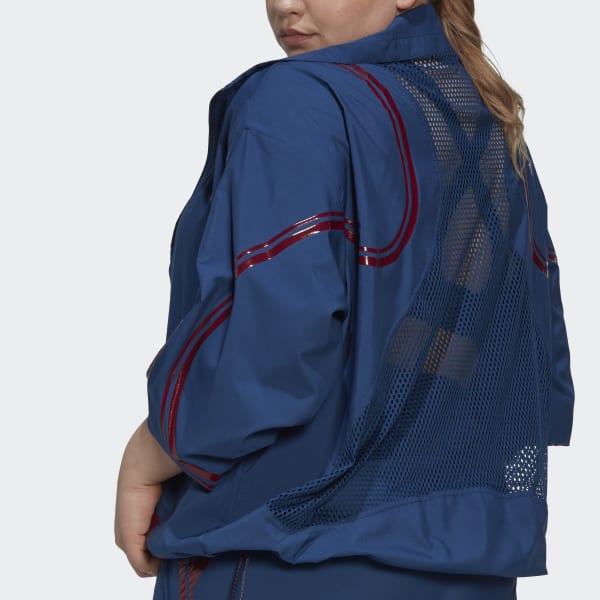 Blau adidas by Stella McCartney TruePace Woven Training Jacket- Plus Size QD683