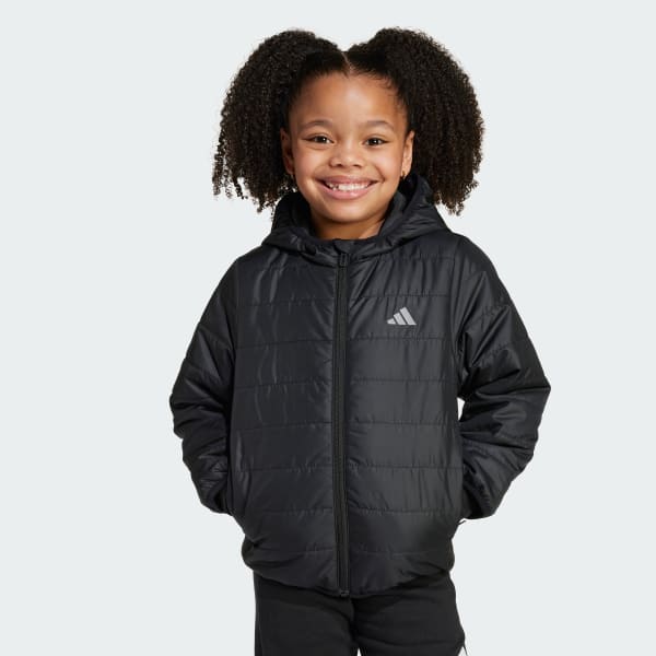 Zwart Essentials Licht Gewatteerd Jack Kids