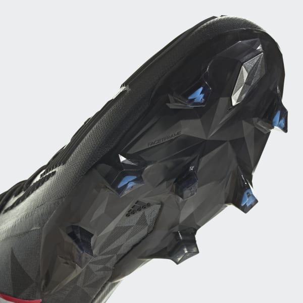 Black Predator Edge.1 Firm Ground Boots
