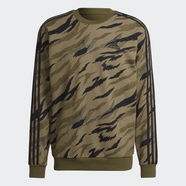 Gron Essentials French Terry Camo-Print sweatshirt