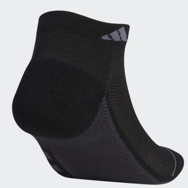 Black Superlite Stripe Low-Cut Socks 3 Pairs