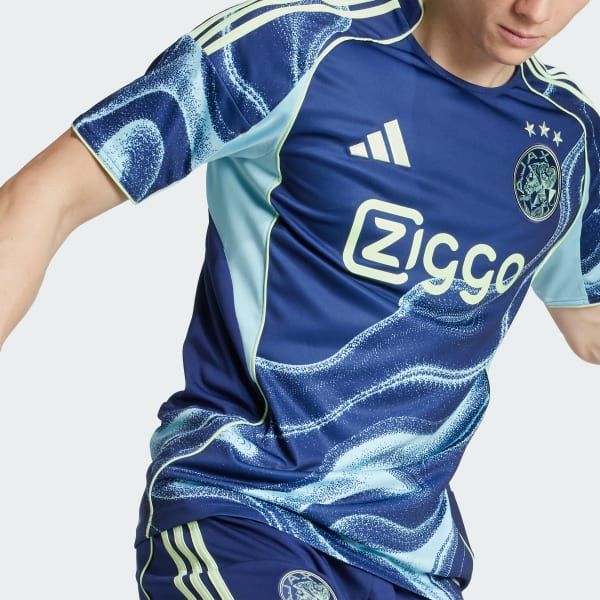 adidas Ajax Amsterdam 25/26 Uitshirt blauw adidas Belgium