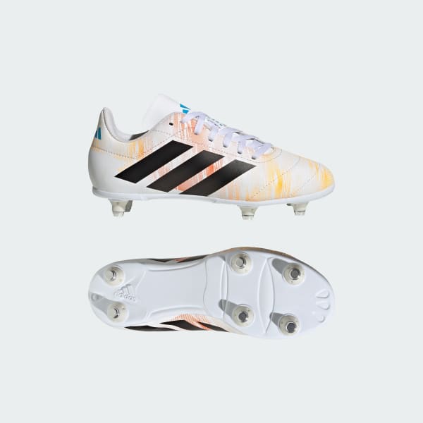 Orange Rugby Junior Soft Ground Boots Kids