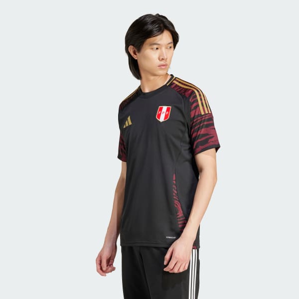 Camiseta Visitante Selección Peruana 2024 Adulto Negro adidas