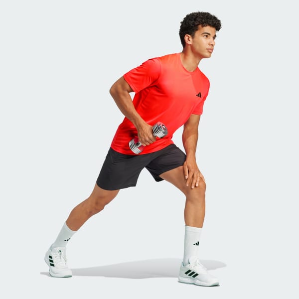adidas Train Essentials Training Tee - Red | Free Shipping