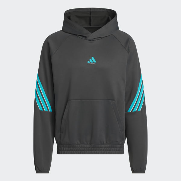 Adidas Basketball Crazy Warm Fleece Hoodie - Grey | Free