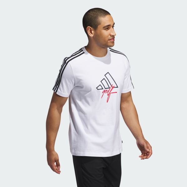 ホワイト 【ゴルフ】グラフィック Tシャツ