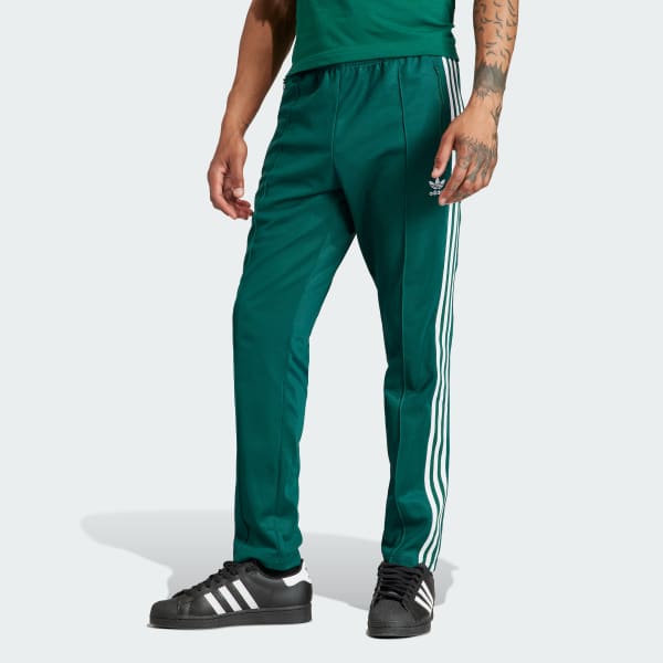 adidas Beckenbauer Track Pants - Green, Men's Lifestyle