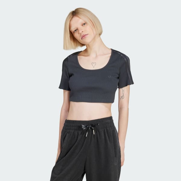 Grey Baby Tee