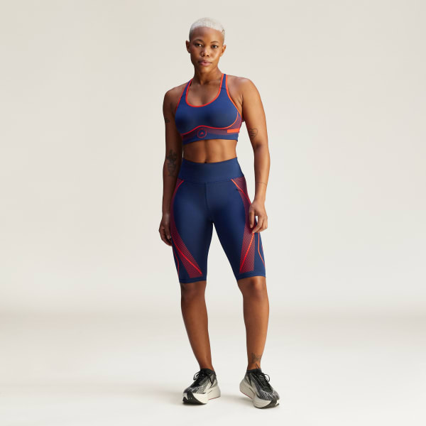 Blue adidas by Stella McCartney TruePace Bike Leggings