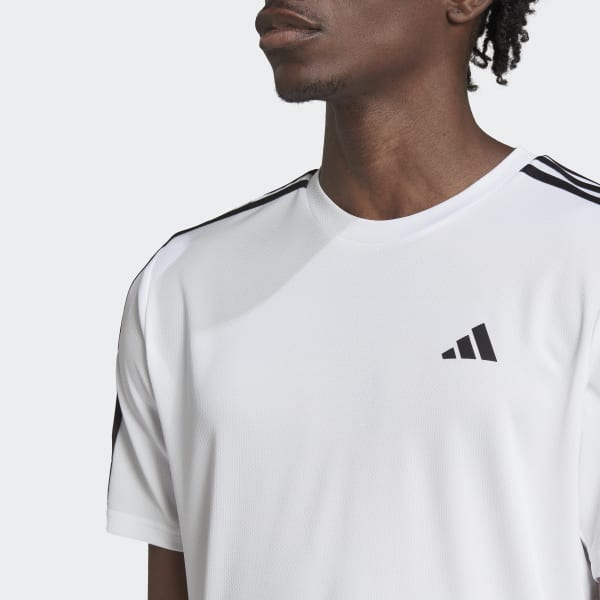 biela Tričko Train Essentials 3-Stripes Training