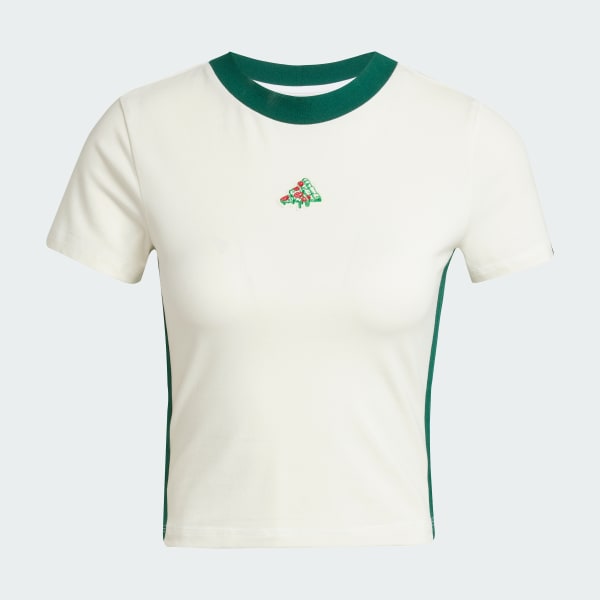 bílá Pizza Graphic T-Shirt