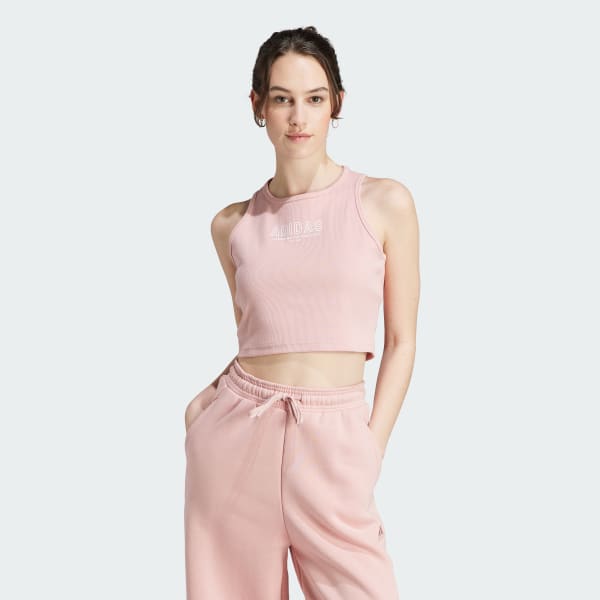 Top Cropped Last Days of Summer - Rosa adidas