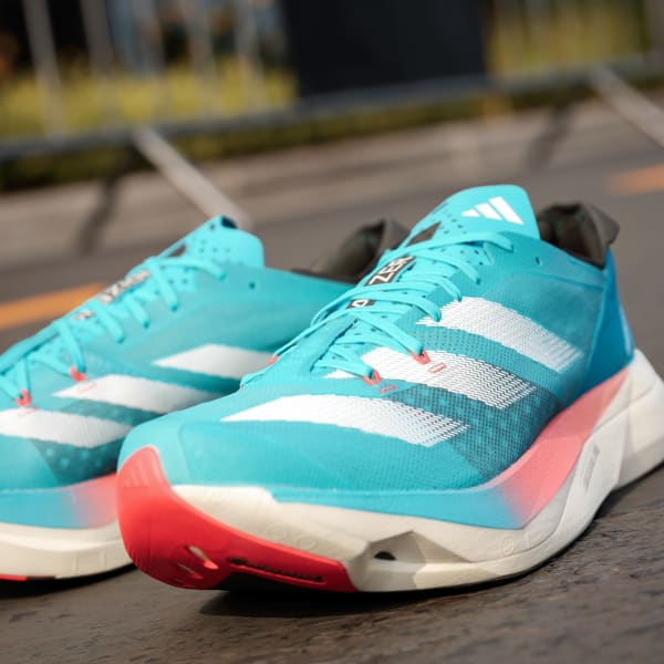 adidas ADIZERO ADIOS PRO 3 Shoes Turquoise adidas UK