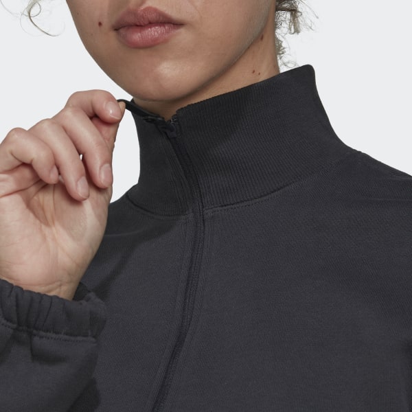 Gra Cropped Half-Zip hoodie L4672