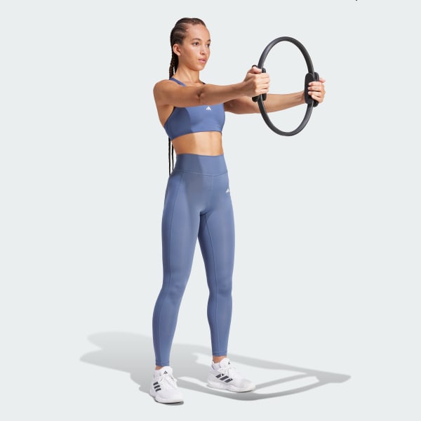 Blue Optime Full-Length Leggings