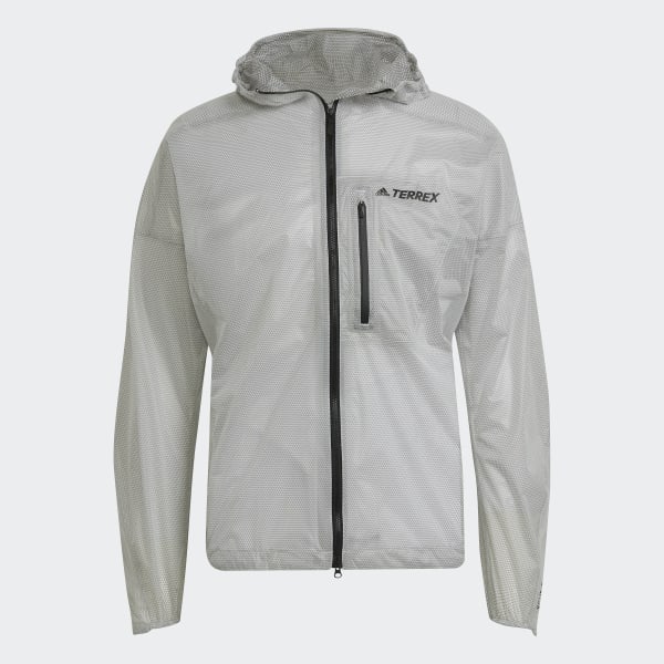 White Terrex Agravic 2.5-Layer Rain Jacket JMM16