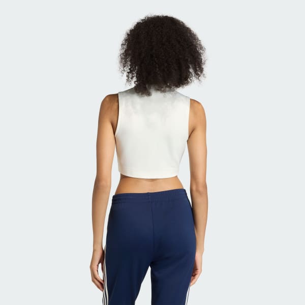 Branco TOP CLÁSSICO SEM MANGAS