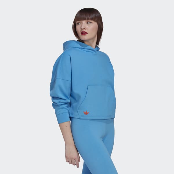 Niebieski Adicolor Neuclassics Hoodie NQE16