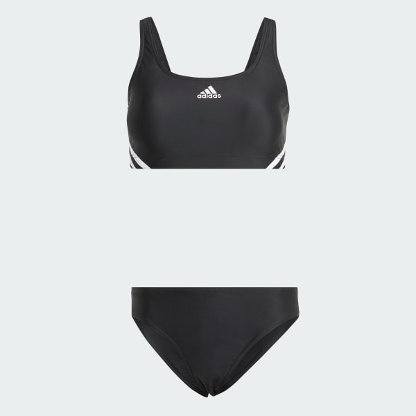 Czerń 3-Stripes Bikini