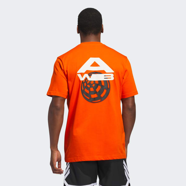 Naranja Polo adidas Women's Basketball Estampada