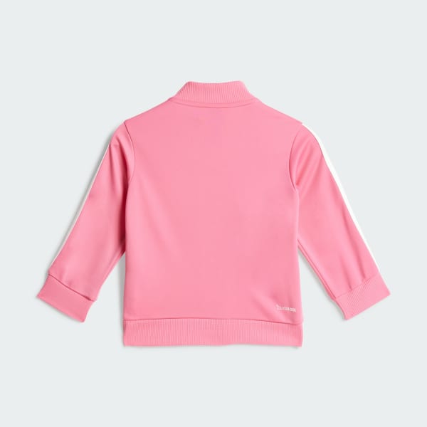 Rosa Conjunto Deportivo Seasonal Essentials Tiberio 3 Franjas Tricot Kids