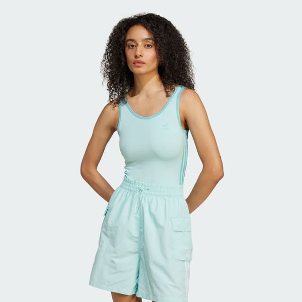 Turquesa Body Adicolor Três Listras