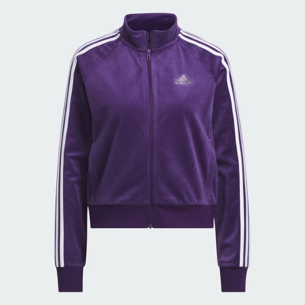 Adidas Y2K Glam Jacket Purple S Womens Originals Jackets