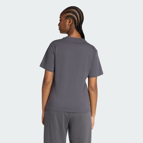 Grey Essentials Small Logo Cotton Tee