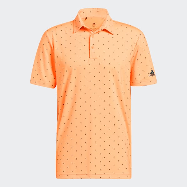 Adidas orange golf shirt new arrivals