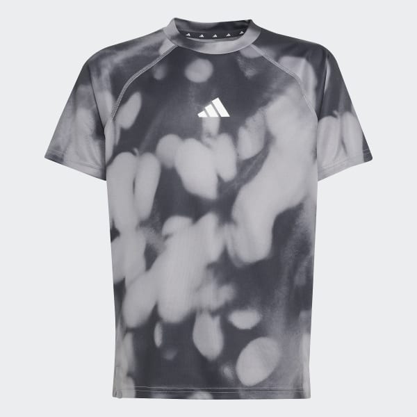 adidas Training Tee With Allover Graphic - Grey | adidas Finland