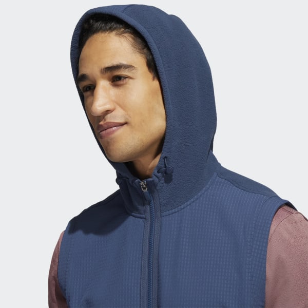 Azul Colete com Capuz Statement UW807