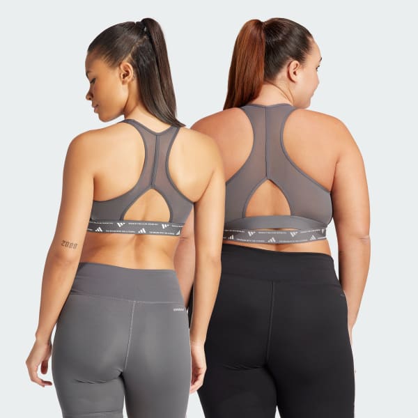 Powerimpact Train Medium-Support 3-Stripes Bra