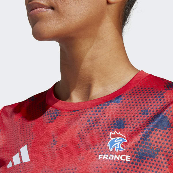 Czerwony France Handball Tee