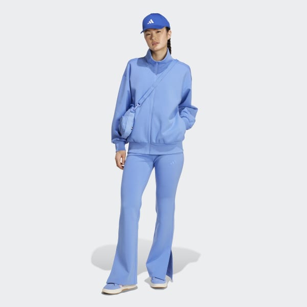 ウェア BLUELEGENDS adidas Soft Lux Flared Pants - Blue | Free Shipping with adiClub
