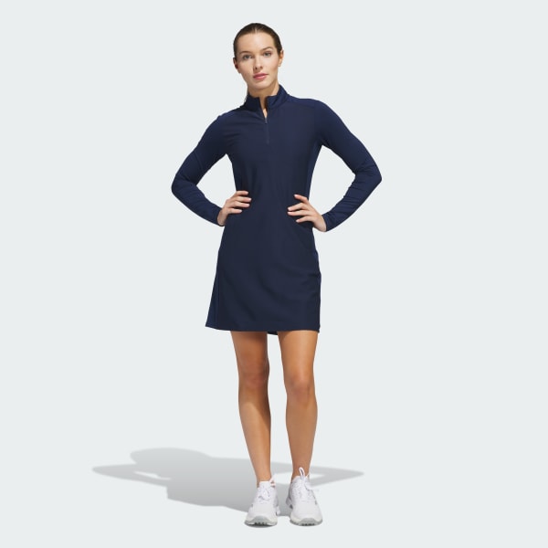 adidas Ultimate365 Long Sleeve Dress - Blue | Free Shipping