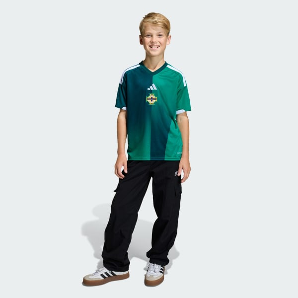 Vert Maillot Irlande du Nord Domicile 26 Enfants