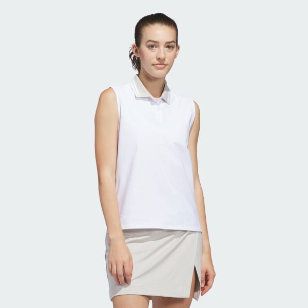 Weiss Beyond The Course Twistknit Sleeveless Poloshirt