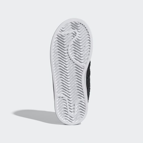 Siyah ADIDAS MINECRAFT SUPERSTAR II COMFORT CLOSURE AYAKKABI