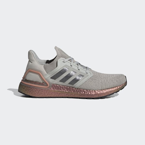 Ultraboost 20 Metal Grey and Coral 