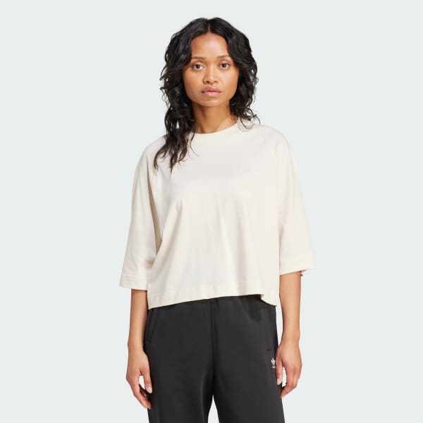 White Premium Essentials Oversized Tee