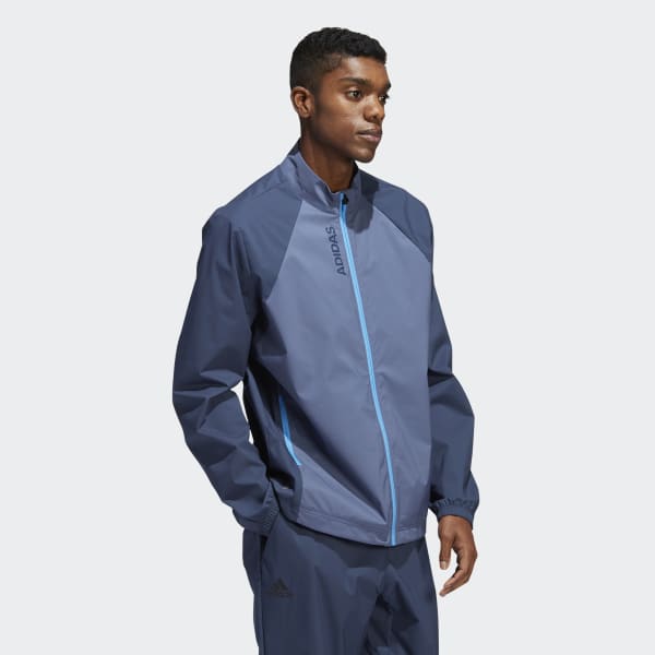 Blue Provisional Full-Zip Golf Jacket