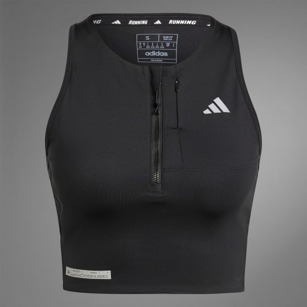 adidas Ultimate HEAT.RDY Crop Top Black adidas Thailand