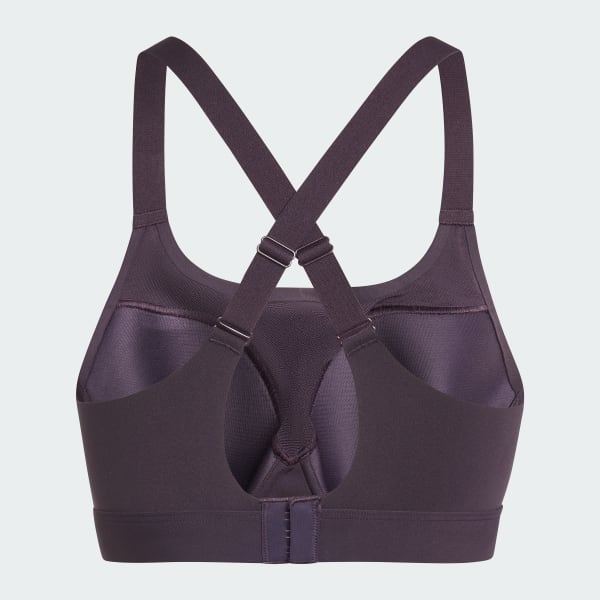 Morado Top Deportivo TLRD Impact Luxe Training Soporte Alto