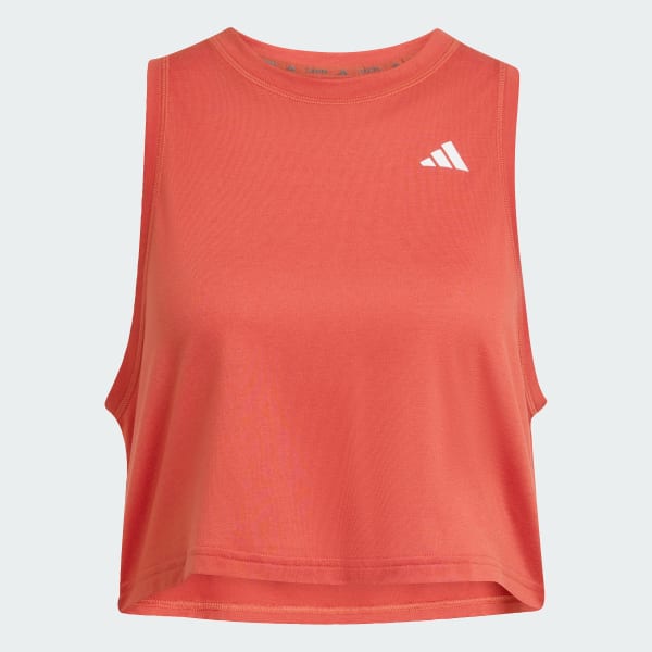 Naranja Playera sin mangas para entrenamiento Essentials Boxy