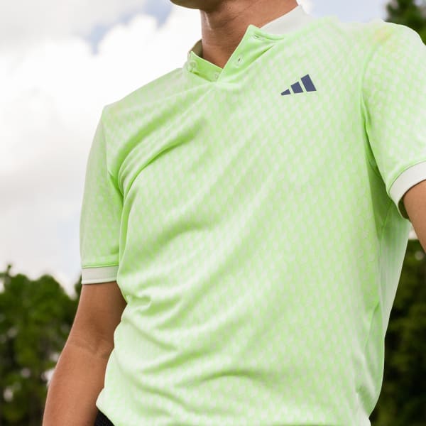 adidas Men s Golf Ultimate365 Tour HEAT.RDY Polo Shirt Green Free Shipping with adiClub adidas US
