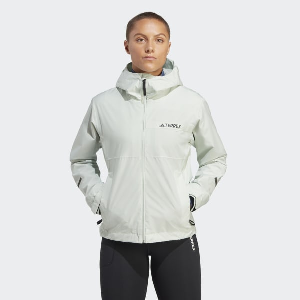 zelená Bunda Terrex Multi RAIN.RDY 2-Layer Rain 2